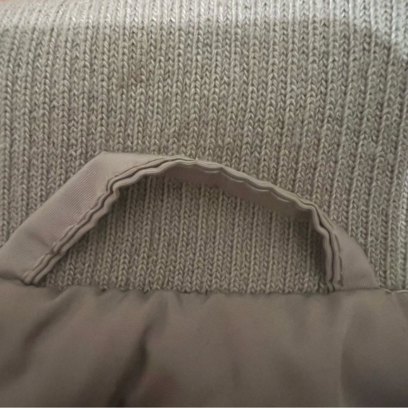 Calvin Klein Tan Quilted Utility Jacket Women’s Small Lightweight Zip Front Coat - Picture 8 of 9